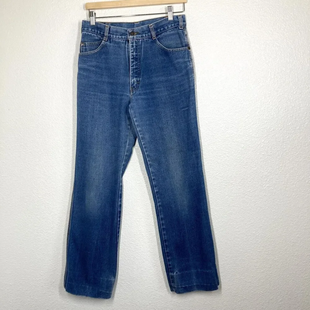Vintage GAP Jeans Mens 30x30 Blue Denim Straight Leg 100% Cotton Hong Kong 90s